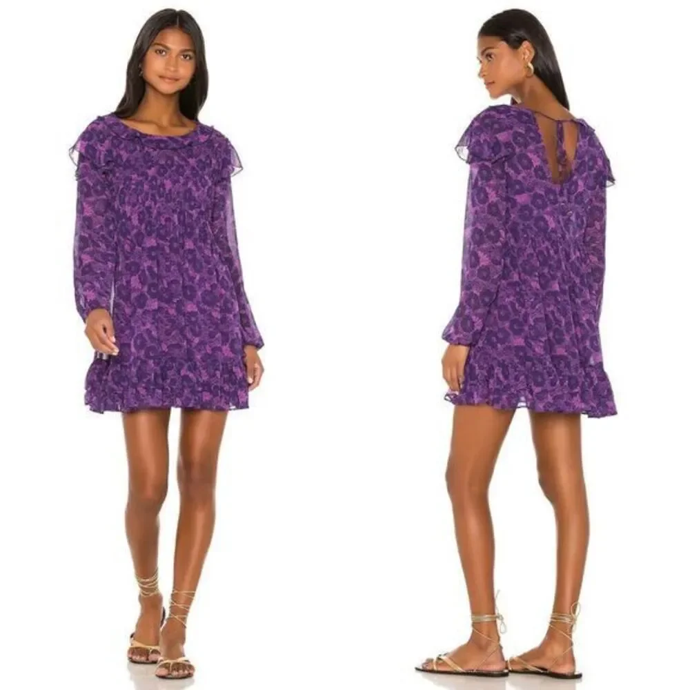 NEW Free People These Dreams‎ purple Mini Dress, XS